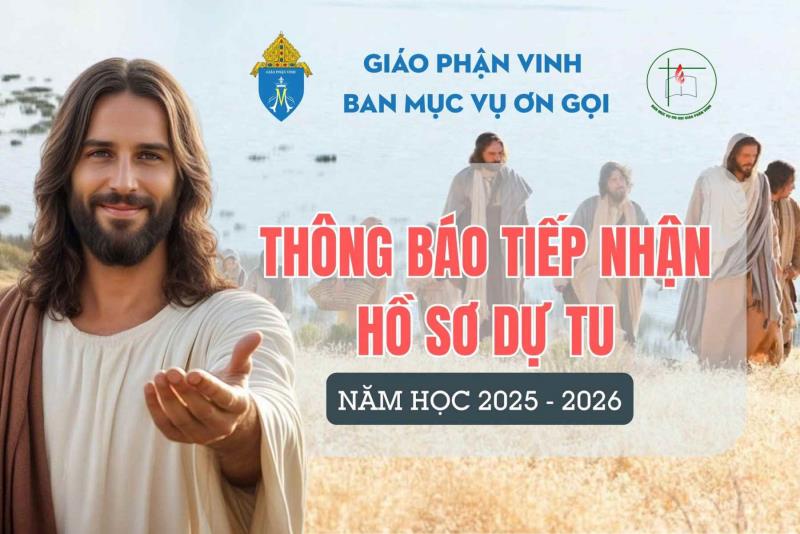 THÔNG BÁO Về việc nhận hồ sơ gia nhập Lớp Dự tu Giáo phận