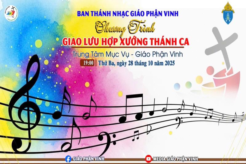 TRỰC TIẾP: CHƯƠNG TRÌNH | GIAO LƯU HỢP XƯỚNG THÁNH CA | BAN THÁNH NHẠC GIÁO PHẬN VINH